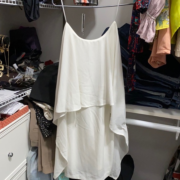 LULUS GORGEOUS WHITE DRESS - Picture 2 of 5